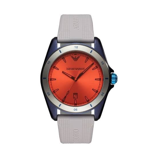 Emporio Armani Red Dial Men's Casual Watch - AR11218