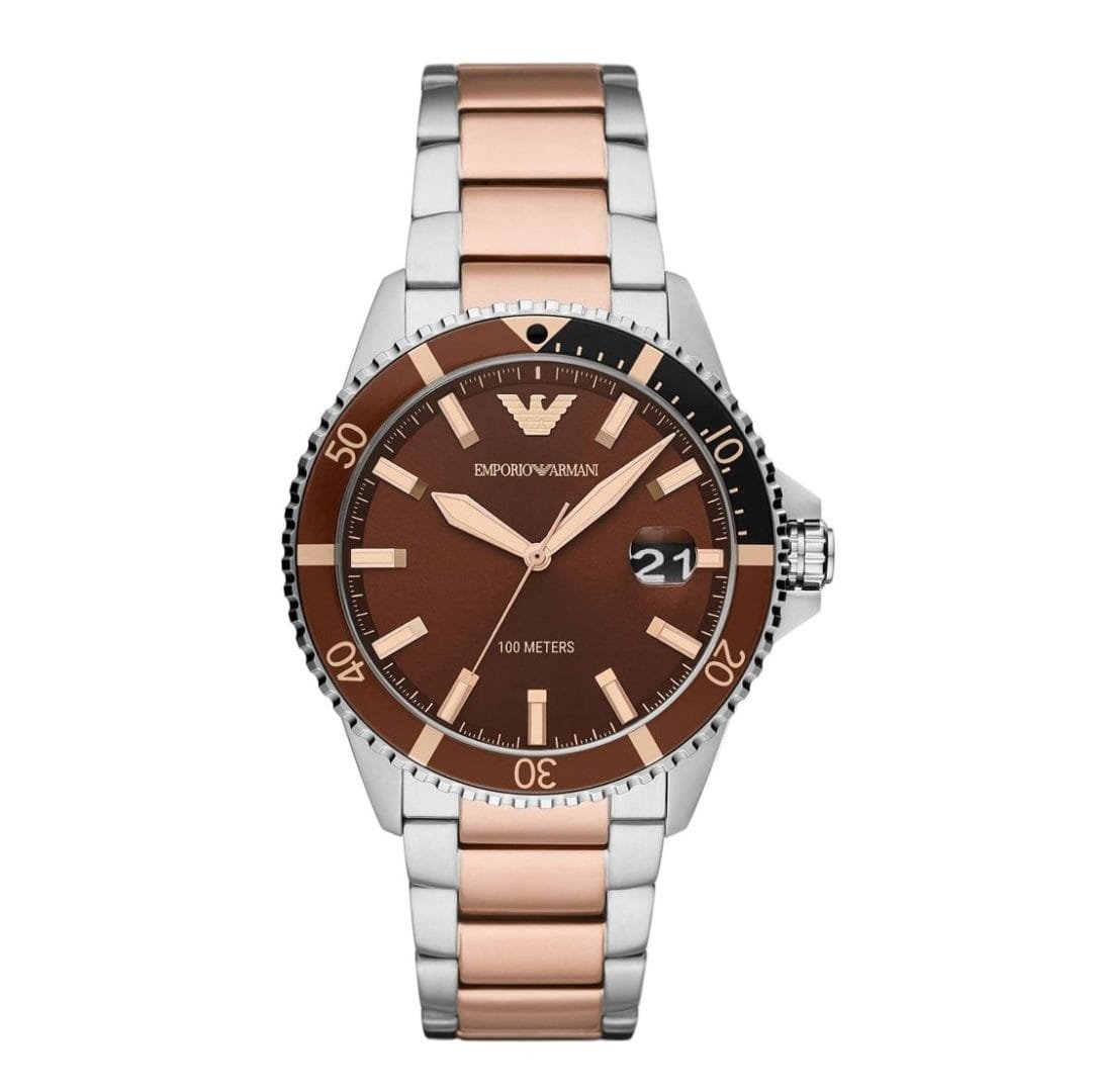 Emporio Armani Blue Dial Men's Luxury Watch - AR11340
