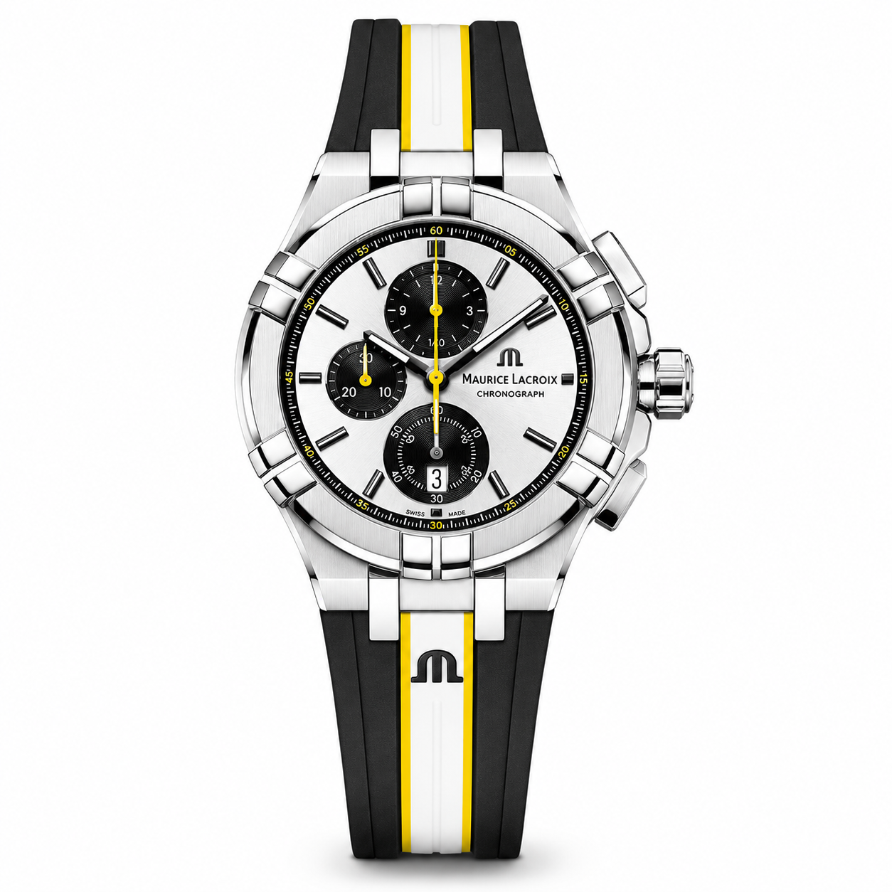 Maurice Lacroix Chronograph Men's Watch - AI1018-TT030-130-K