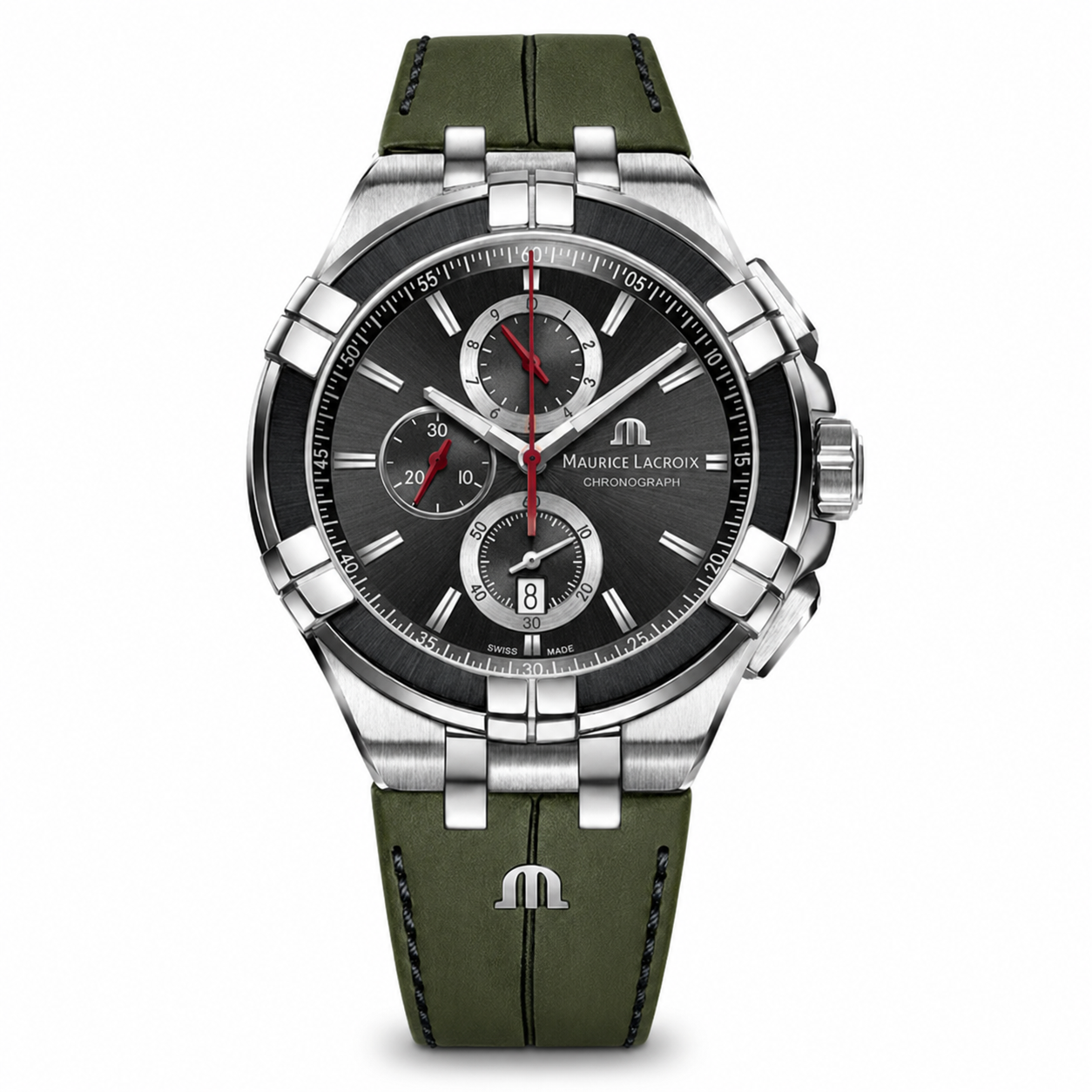 Maurice Lacroix Black PVD Men's Chronograph Watch